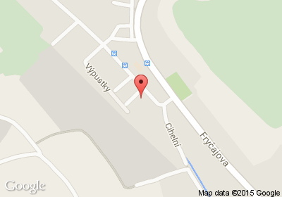 mapa - Fryčajova 544/131, Brno - Obřany