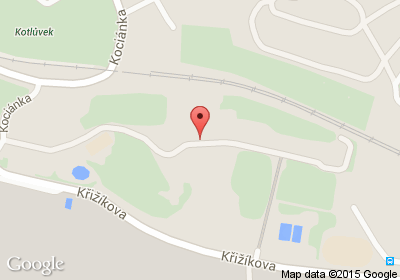 mapa - Křižíkova 93/9, Brno - Královo Pole